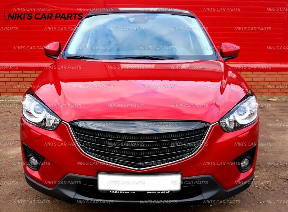 Брови на фары чехол для Mazda CX5 2011- ABS пластиковые реснички ресницы для украшения автомобиля Стайлинг тюнинг