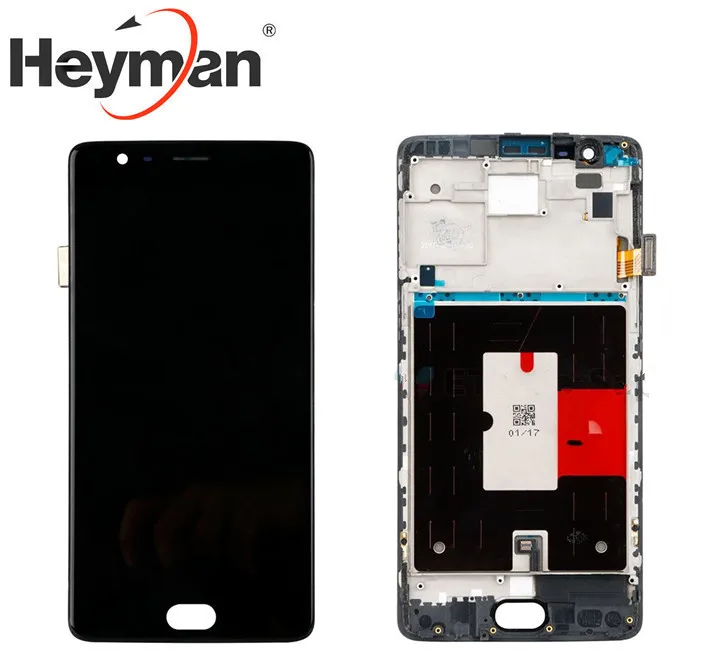 

Heyman LCD Screen and Digitizer Assembly with Front Housing Replacem for OnePlus Three 3 (A3003 A3000 EU Version)