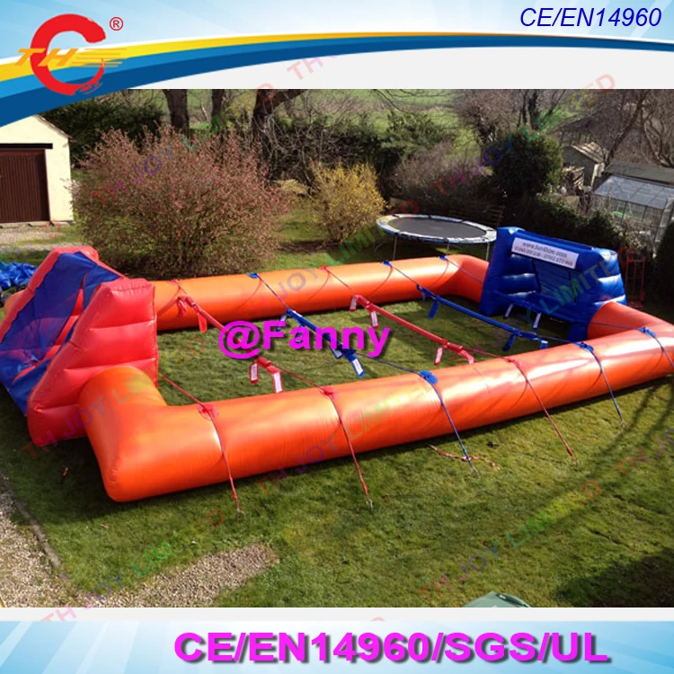 12x6m Human Table Football inflatable pool table foosball soccer games