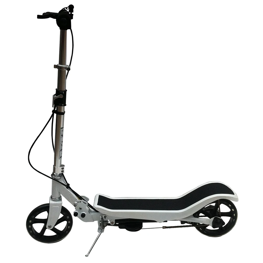X580 New Scooter Sturdy Lightweight Height Kick Scooters Adjustable Aluminum Alloy T-Style Foldable Adults Foot Scooters