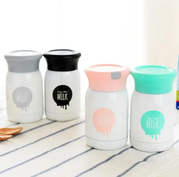 TECHOME Mini Stainless Steel Thermos Coffee Tea Milk Insulated Cup