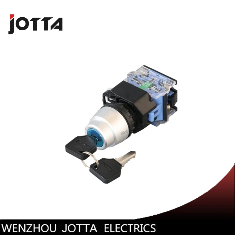 

LA38-20Y/31 3 position key-lock maintained push button switch