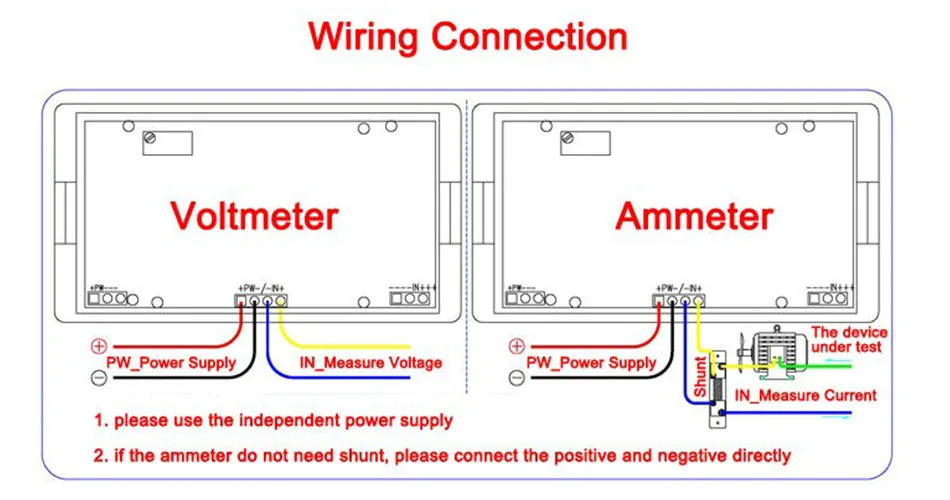 YB5135D LCD DC Current Meter Three and A Half LCD Liquid Crystal DC Digital Ammeter Digital Current Meter Head ICL 7106