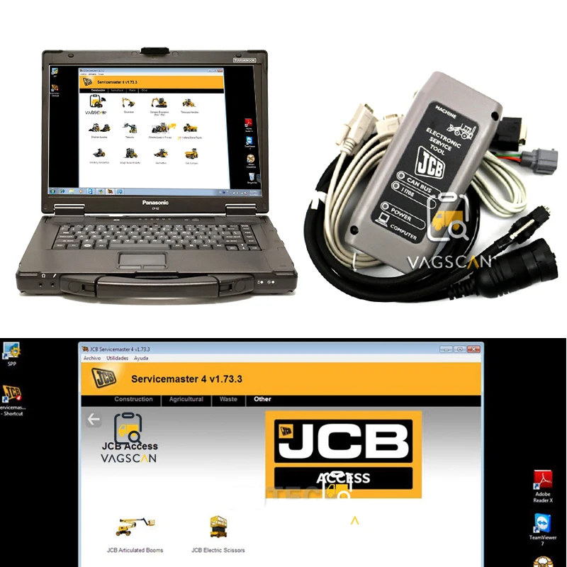 Сельскохозяйственный диагностический сканер для грузовиков JCB электронный