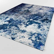 Else синий серый винтажный старение старый Настенный Дизайн 3d принт Нескользящая микрофибра для гостиной декоративный современный моющийся коврик