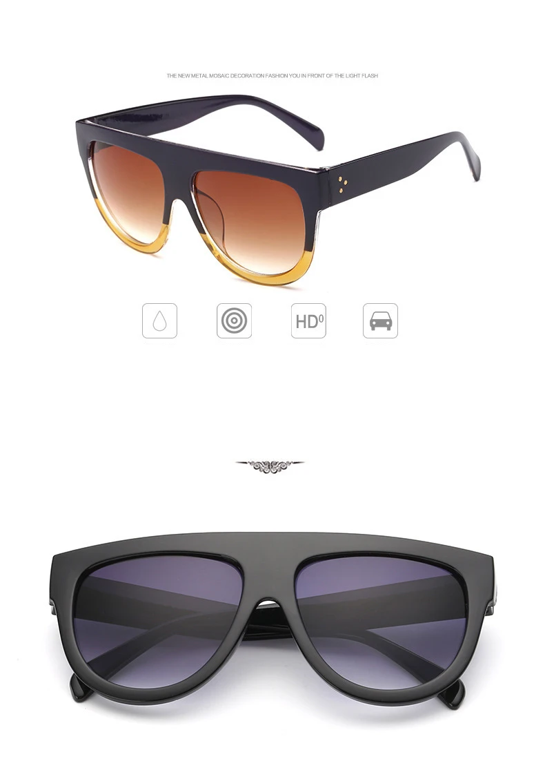 SIMPRECT квадратный женские крупные солнцезащитные очки 2019 Ретро Брендовая Дизайнерская обувь UV400 градиент солнцезащитные очки Винтаж люнет De