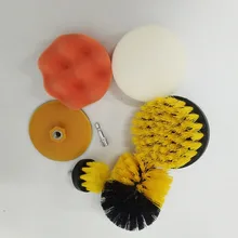 6 шт. щетка для чистки скруббер электрическая насадка в виде щетки мощный жесткий очищающий комплект для чистки ванной комнаты Прямая поставка