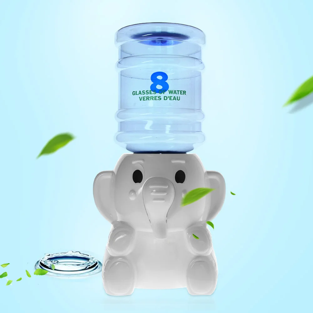 2,5 литров емкость на один день Слон Мини диспенсер для воды 8 стаканов вода Verres D'eau детская комната Животное украшение стола