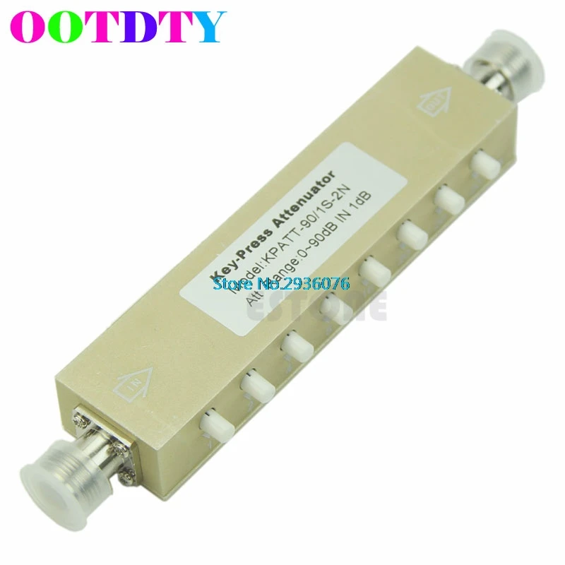 

OOTDTY Adjustable Key-Press Variable Attenuator 5W 0-90dBi DC-2.5GHZ 50ohm 8-key MY8_10
