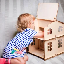 ДОМИК КУКОЛЬНЫЙ 5 в 1 маленький 43х31х33 см