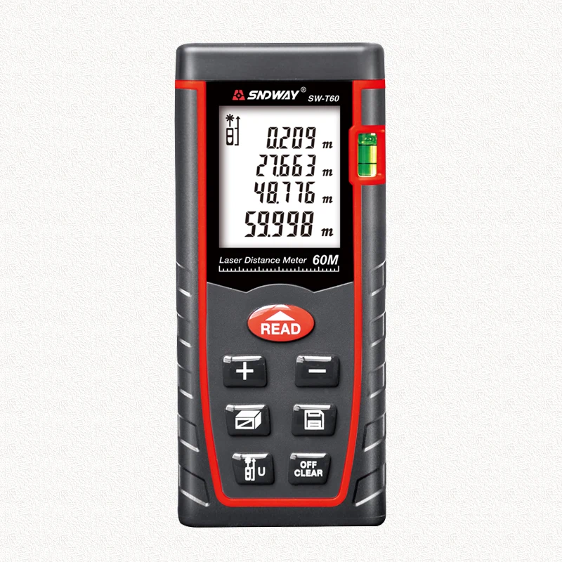 

SNDWAY Laser Rangefinder 60M Laser Distance Meter Electronic Roulette Rangefinders for Hunting