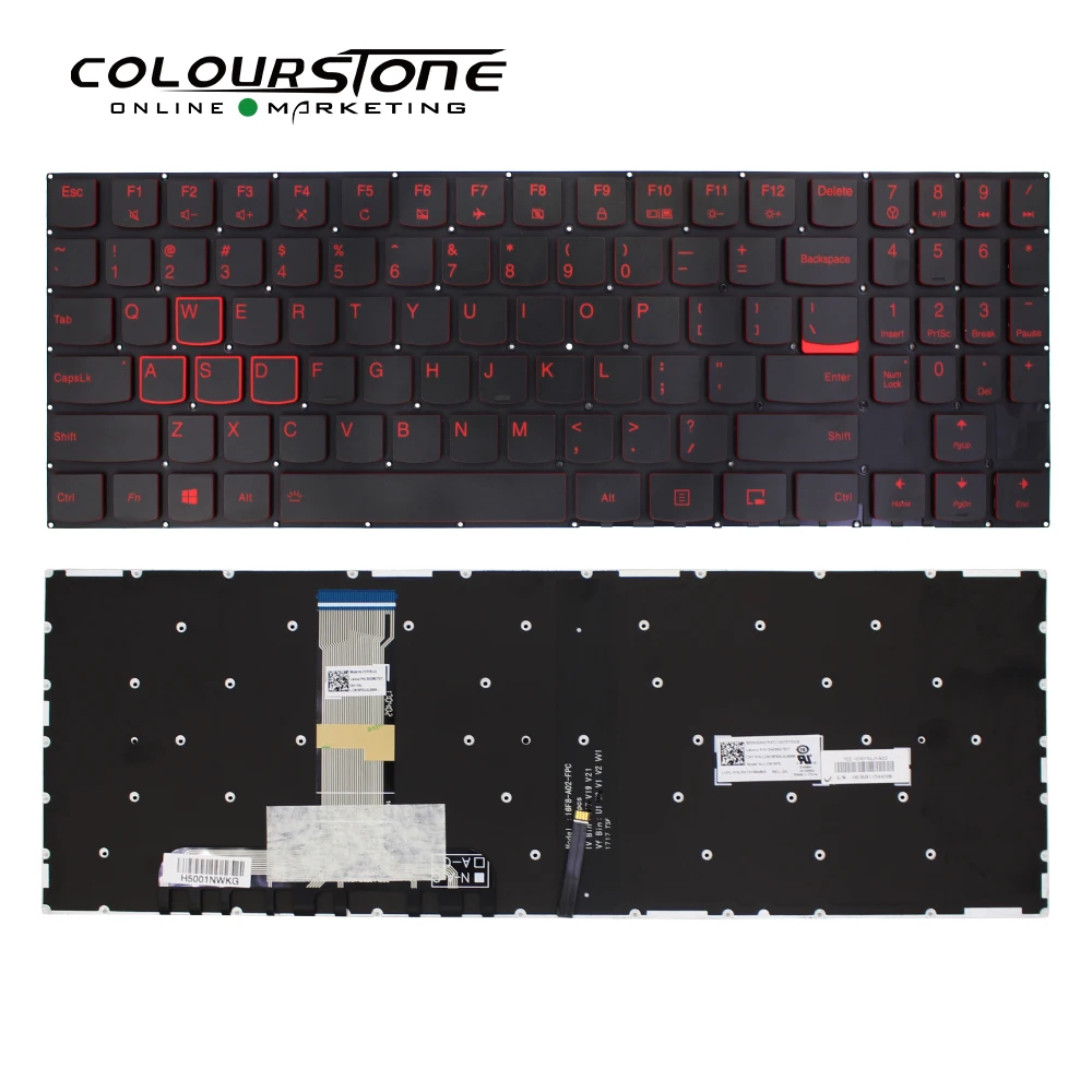 

Laptop keyboard for Lenovo Legion Y520 Y520-15IKB Y720 Y720-15IKB R720 R720-15IKB laptop US keyboard with backlit