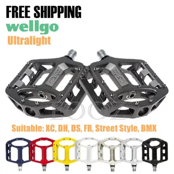 

New 100% Original WELLGO MG1 MG-1 MTB BMX DH Bike Bicycle Parts 9/16" Cr Mo Cycling Bearing Magnesium Pedal, 5 Colors