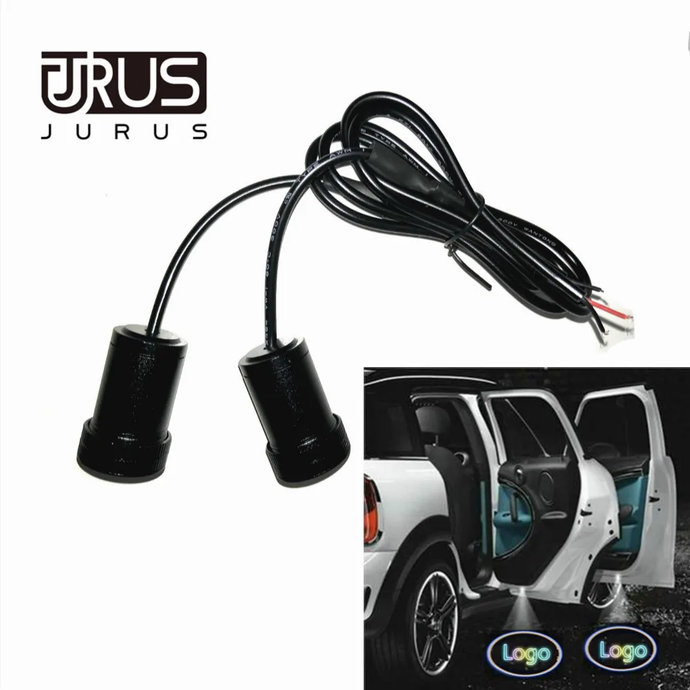 JURUS 2Pcs Ghost Shadow Light Welcome Lamp Logo Laser Projector Car LED Door Warning For Subaru | Автомобили и мотоциклы