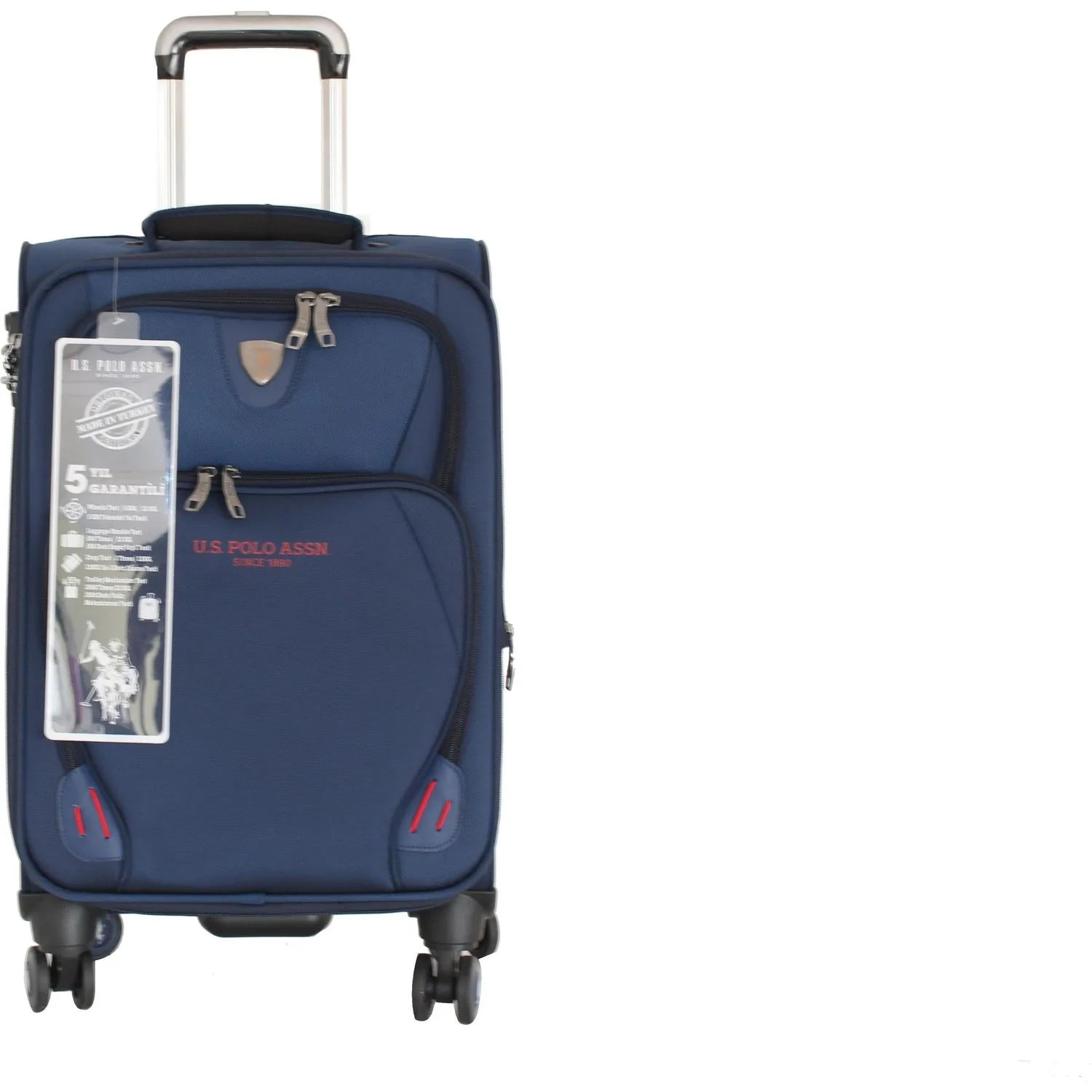 Us Polo Assn колесный Дорожный чемодан-тележка сумка высокого качества ткань PLVLZ8091