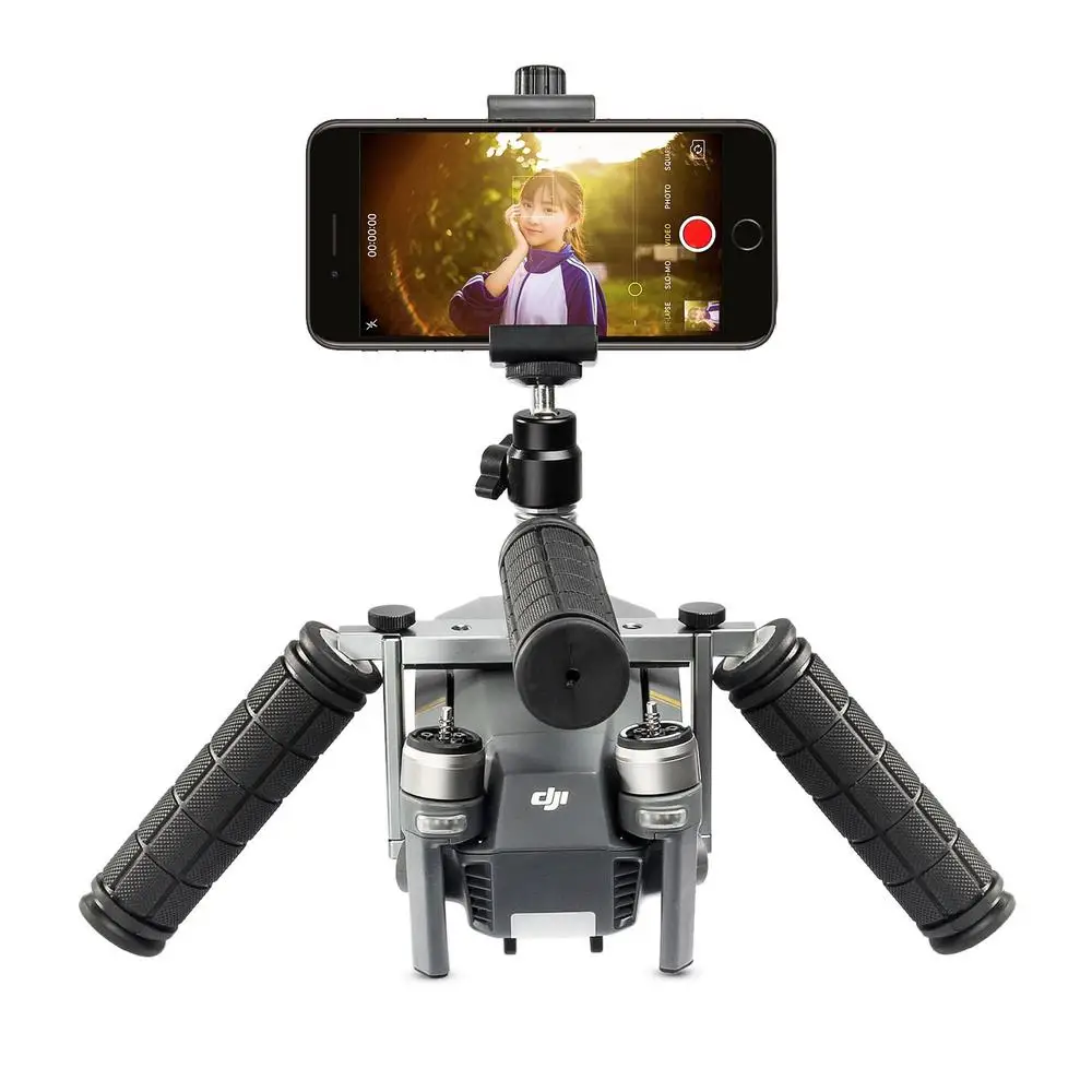 EACHSHOT Cinema Tray Metal Dual Handheld Gimbal Camera Stabilizer Bracket Kit for DJI Mavic Pro | Электроника