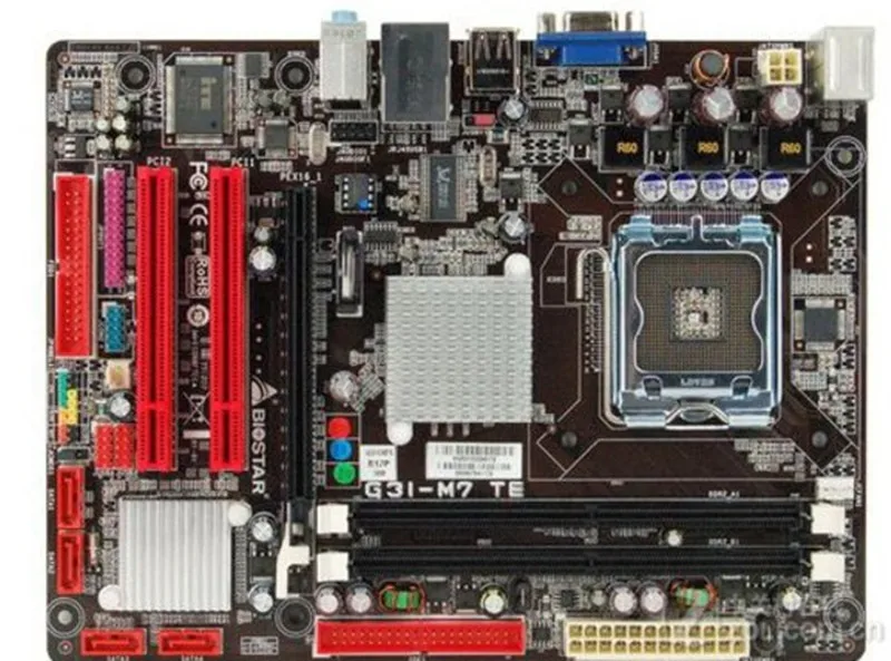 Для материнской платы BIOSTAR оригинальная б/у для настольного ПК G31 LGA 775 DDR2 SATA2 USB2.0|lga
