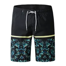 С цветочным принтом дизайнерские Короткие штаны Для мужчин лето Повседневное Пляжные шорты Для мужчин