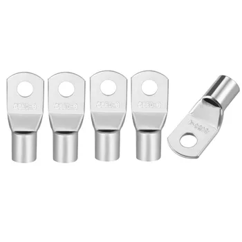 

Uxcell 5PCS/lot SC50-8 Non-Insulated Copper Eyelets Tubular Lug Ring Terminal Connectors Fit 50mm Cable For Machiney
