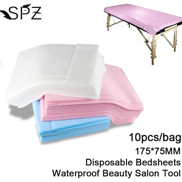 10pcs non woven disposable bedsheets tattoo spa massage waterproof