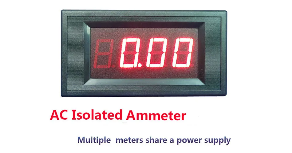 Yb5135ai AC изолированный Амперметр три с половиной Амперметр цифровой амперметр цифровой индикатор Дисплей амперметр переменного тока
