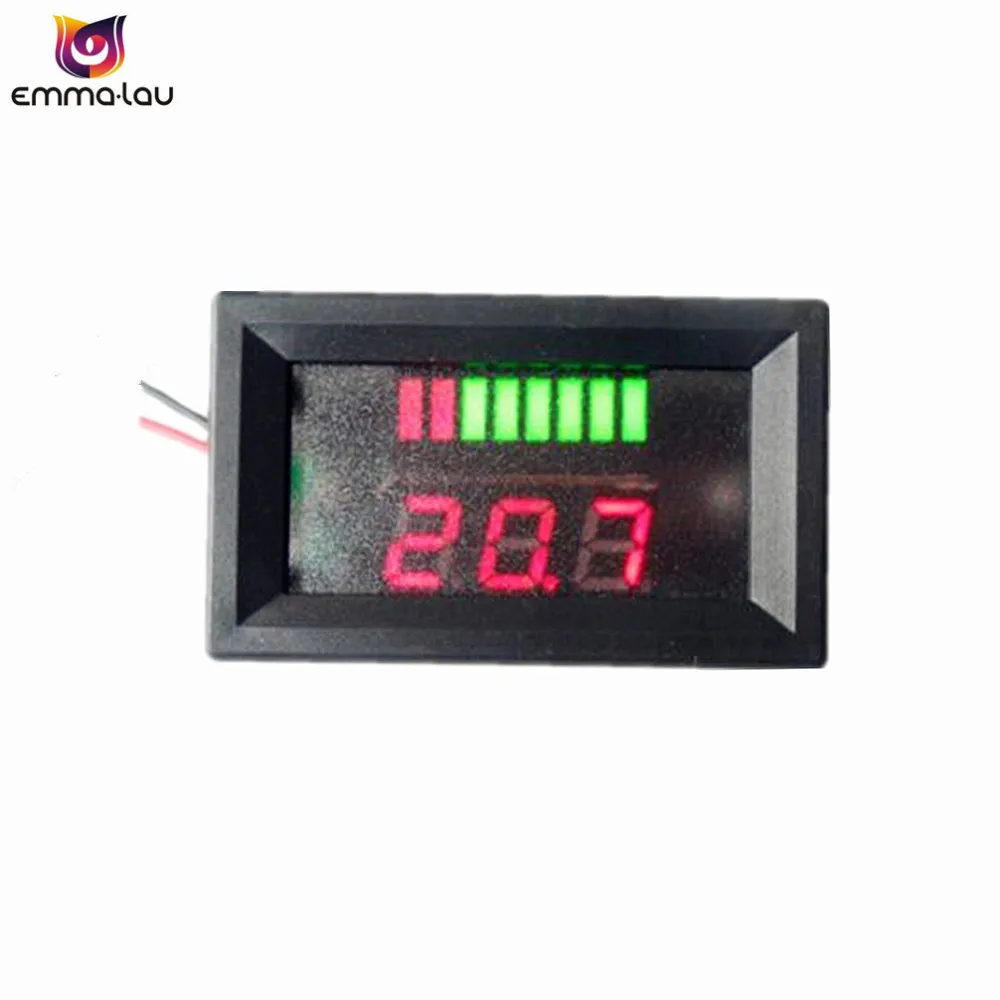 12V Lead acid Battery Charge Level Indicator Car Battery Tester Dual