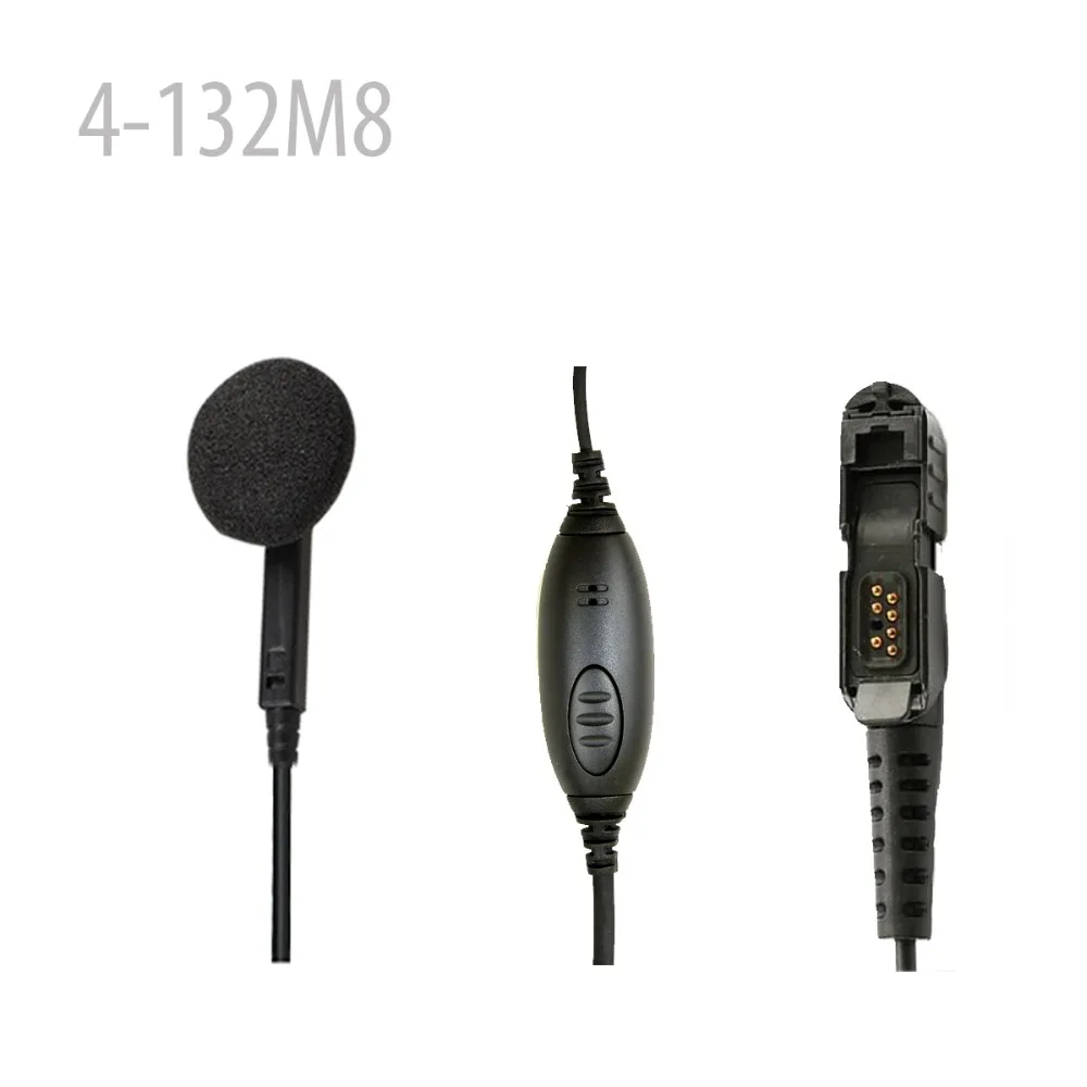 Однопроводные наушники с PTT для XIRP6620 XIR P6620 | Мобильные телефоны и аксессуары