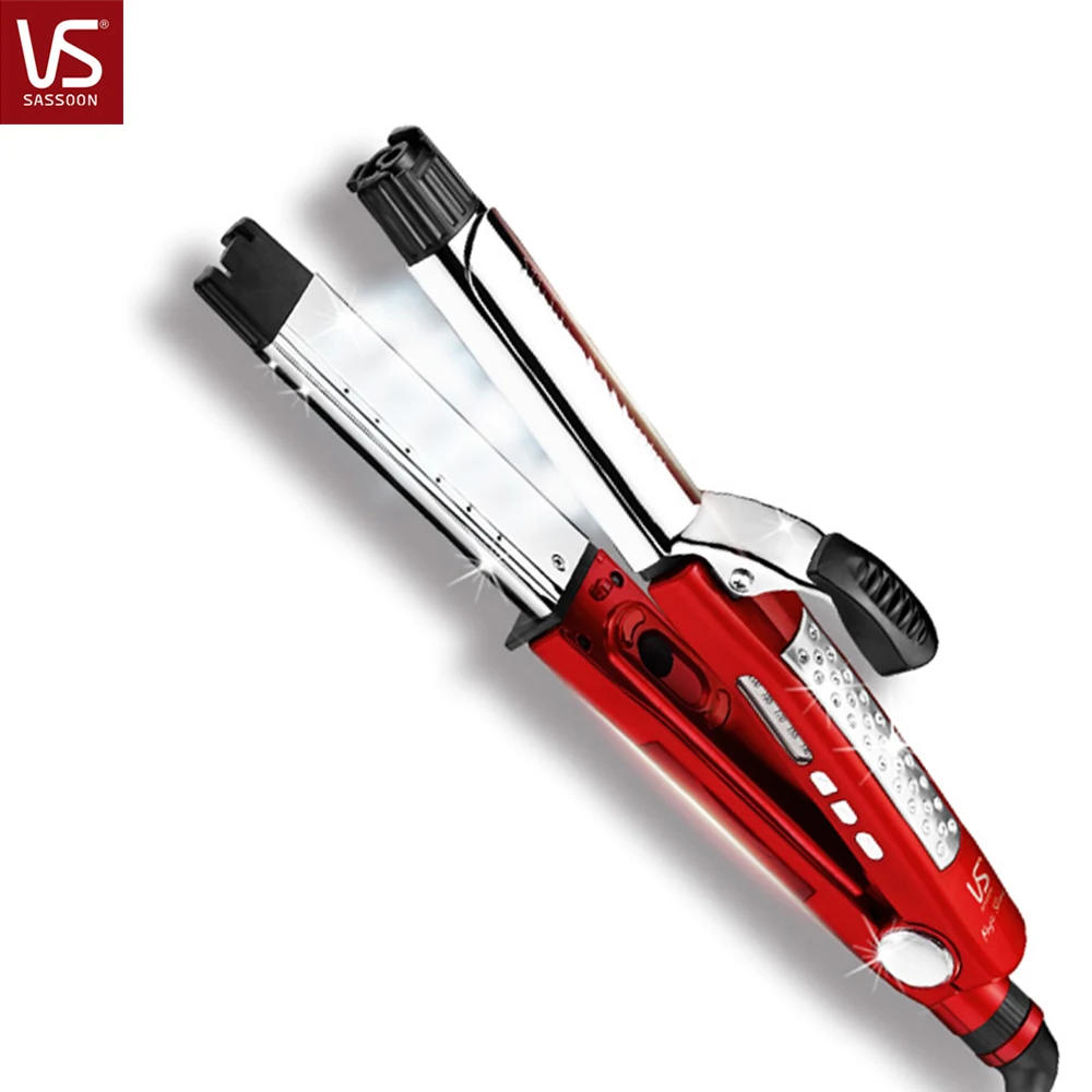 

SASSOON Steam Straightener Curler Hair Curler Curling Straightening Irons Ceramic Comb Ceramic Personal Care Appliances Curlers
