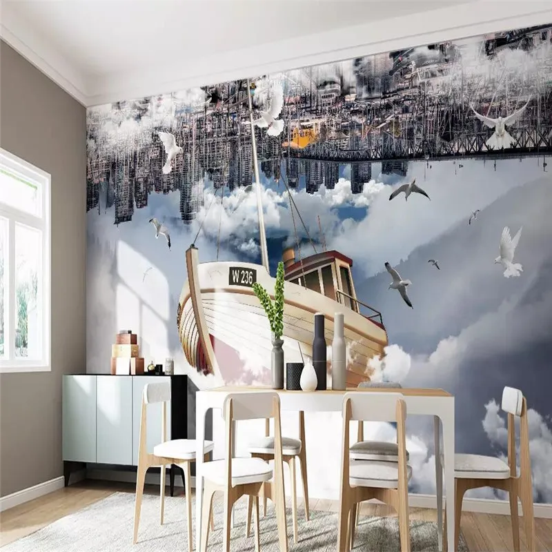 City creative 3D stereoscopic TV background wall professional production murals, wallpaper wholesale, custom poster photo wall City creative 3D stereoscopic TV background wall professional production murals, wallpaper wholesale, custom poster photo wall