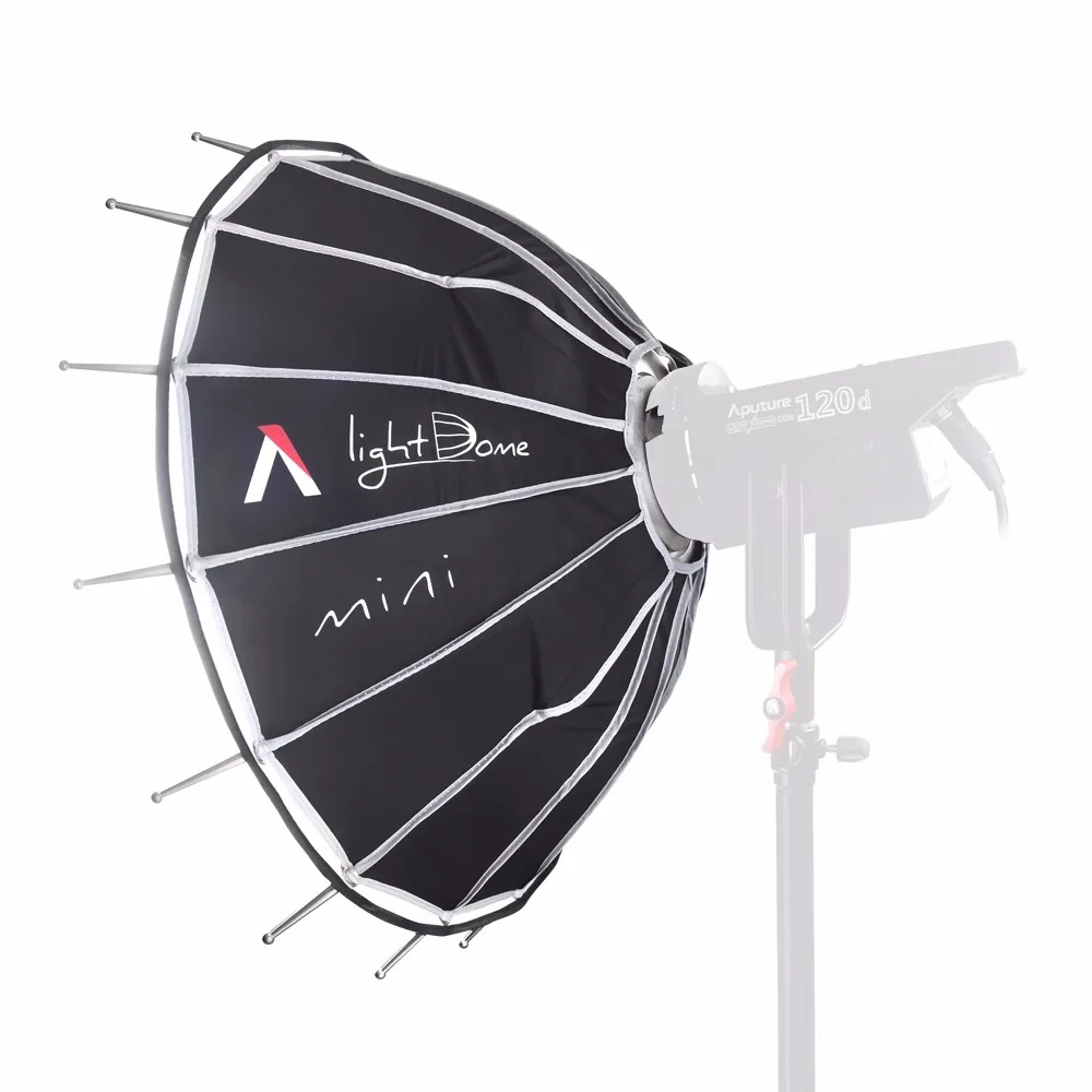 

Aputure Light Dome LED Video Light Midifier Double Diffusion with Grid Umbrella Softbox Diffuser for Light Storm Flash Diffuser