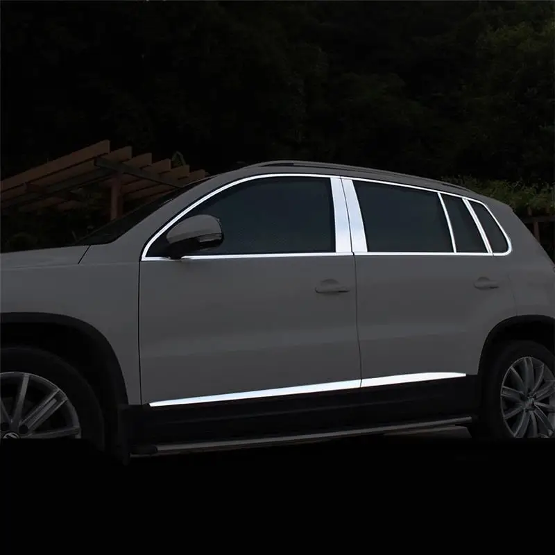 Door Handle exterior promote decorative modification car styling covers parts 10 11 12 13 14 15 16 FOR Volkswagen Tiguan Door Handle exterior promote decorative modification car styling covers parts 10 11 12 13 14 15 16 FOR Volkswagen Tiguan