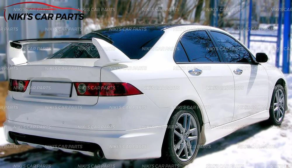 Спойлер трехкомпонентный чехол для Honda Accord VII 2002-2007 ABS пластик Аэро крыло динамическое литье украшение автомобиля Стайлинг тюнинг