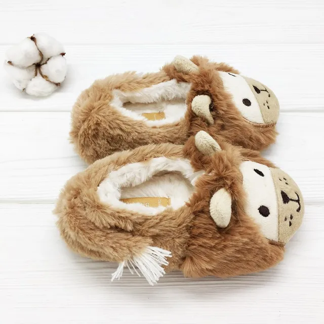 Детские тапочки Halluci "Liony" с фоном