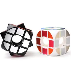 Полые 3x3 белый вариант Magic Cube с Стикеры Паззлы Magic Скорость Cube Puzzle Cube Обучающие Игрушечные лошадки для детей или взрослых