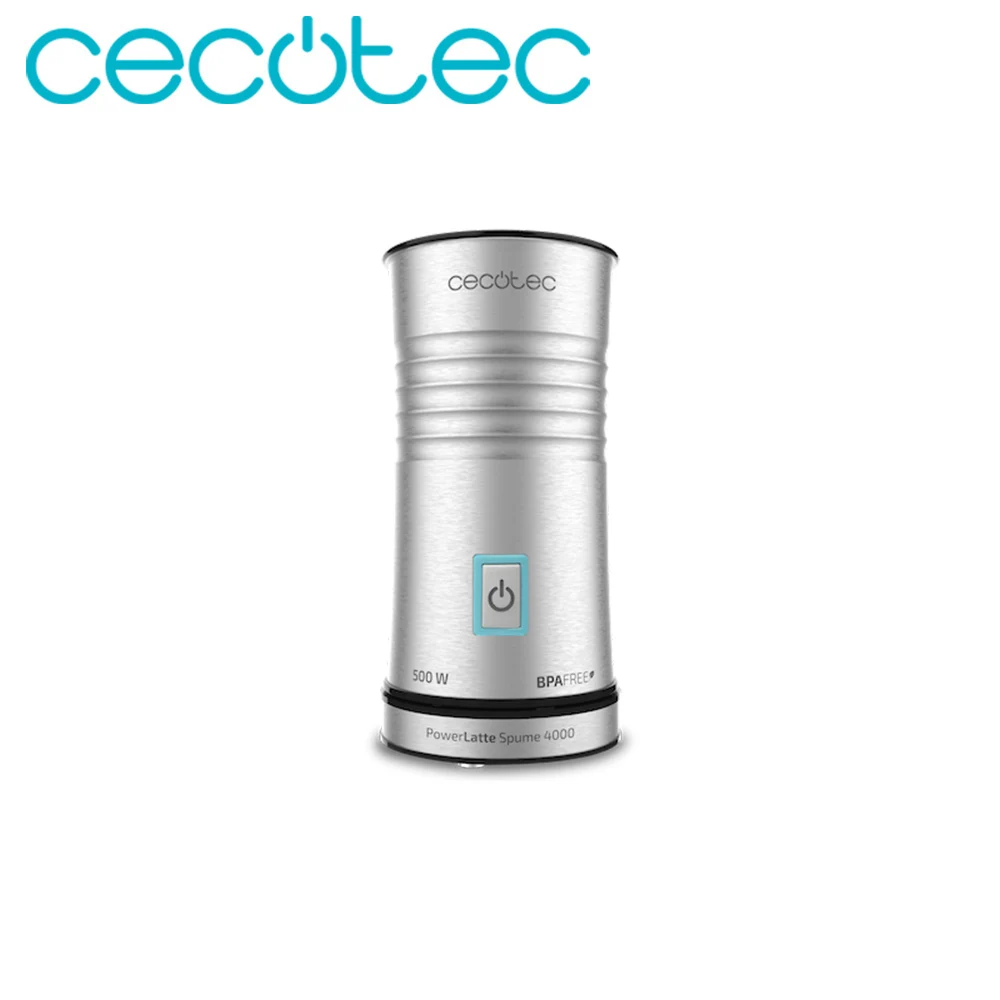 Cecotec Milk Foamer Power Latte Spume 4000 три режима работы из нержавеющей стали BPA free пенопласт