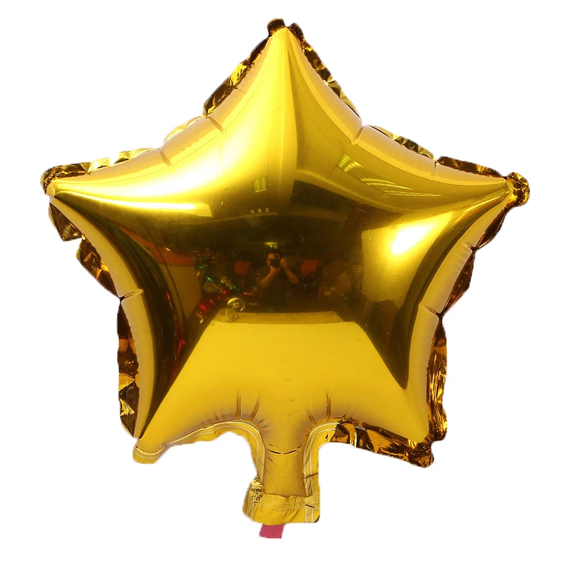 1 шт., 18 дюймов, воздушные шары в форме сердца, надувные гелиевые шары, украшения для вечеринки на день рождения, Детские Свадебные и рождественские товары, globos - Цвет: Золотой
