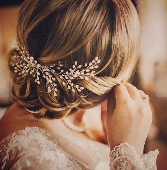 Barogirl Wedding Pearl Hair Comb Hair Combs Decorative Bridal