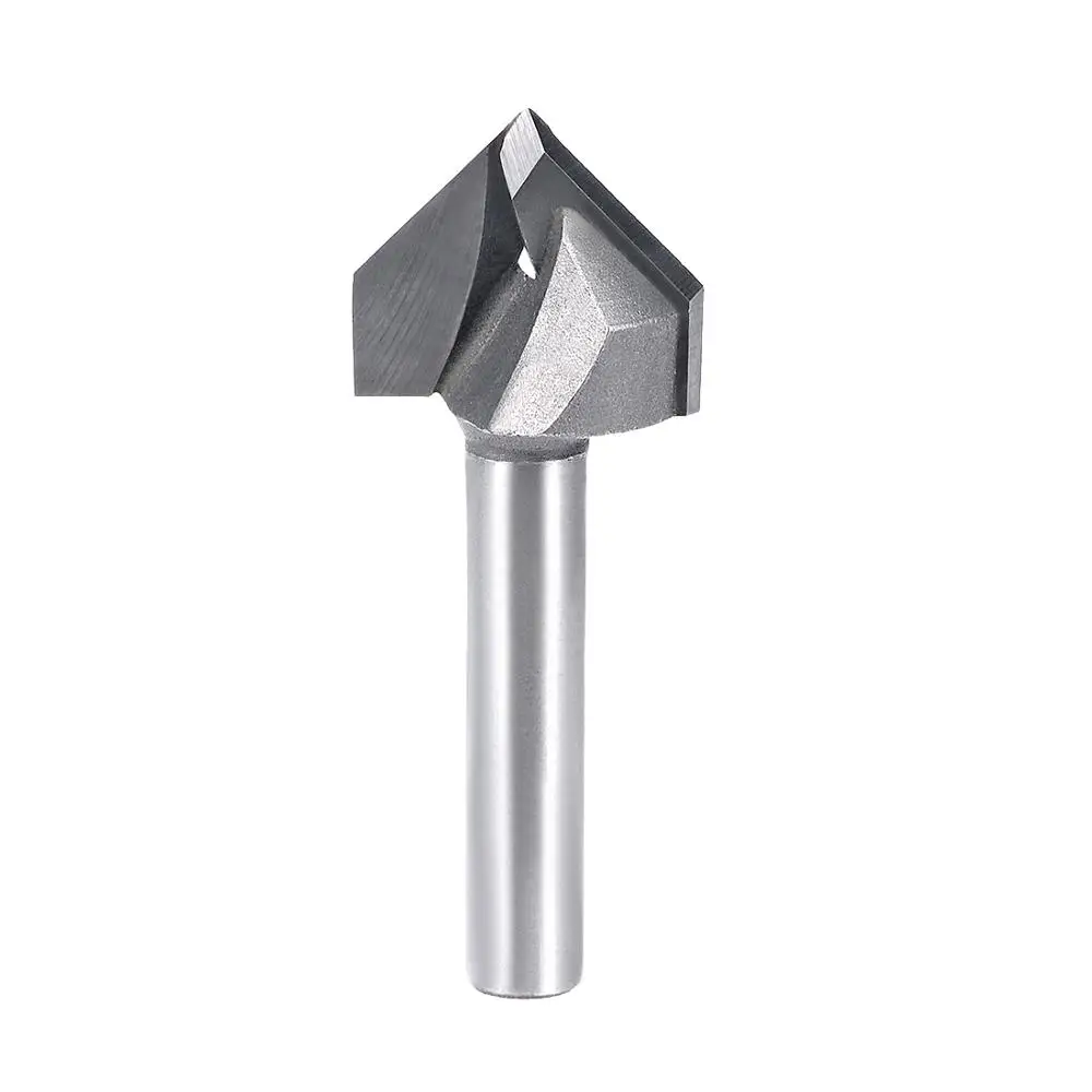 

Uxcell 1pcs Router Bit 90 Degrees V Type End Mill Carbide for Woodworking Engraving Edge Trimmer Carpentry Slotting Cutter