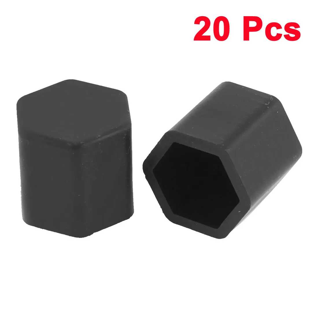 20 Pcs Car Auto Wheel Hex Nuts Bolts Hub Screw Covers Caps Protector 17Mm Blackin Air Intakes