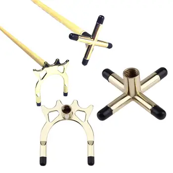 

Anti-slip Snooker Rod Billiards Rack Bridge Head Billiards Metal Cross Rod Holder Pool Stikc Frame Accessory L/H Antlers