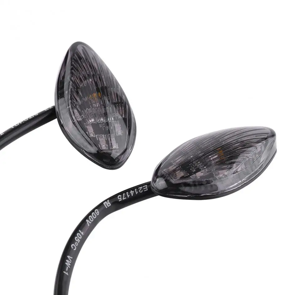1 Pair Motorcycle Turn Signal Light Flush LED Flush LED Turn Signals