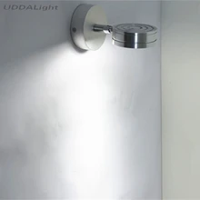 Современная настенная лампа 5 Вт лестницы Светодиодная лампа с выключателем прикроватная лампа для спальни лампа для чтения