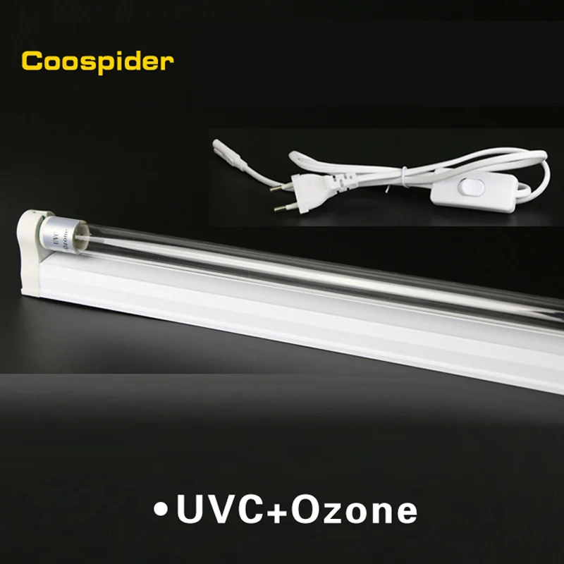 Goede 15 w Quartz UV Kiemdodende CFL Lamp Kit Doden mijten Antivirus Deodorant UVC Ozon Gratis Desinfectie 110 v 240 v