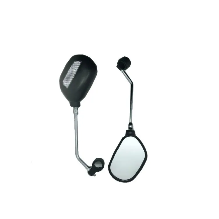 1Pair Bicycle Handlebar Rear View Mirror Wide Range Bike Mirrors Sight Reflector Adjustment LeftRight Two RearMirror1987 (7)