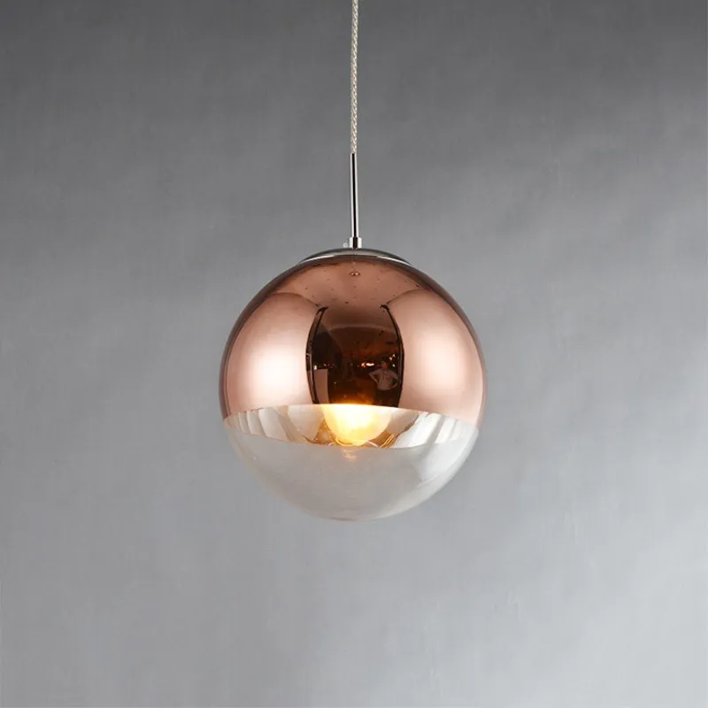 

Northern Europe Retro Creative Concise Rose Gold Pendant Lamp Cafe Bar Restaurant Aisle Livingroom Decoration Lamp Free Shipping