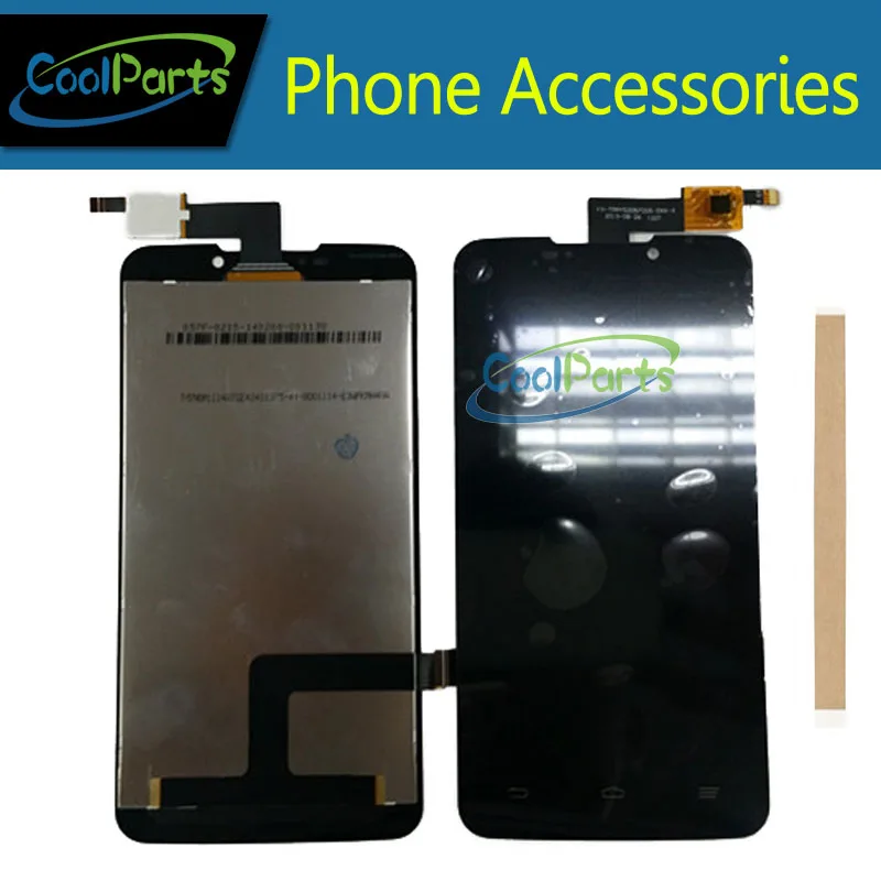 

1PC/Lot 5.7" For ZTE Grand Memo N5 U5 N9520 V9815 LCD Display Screen And Touch Screen Digitizer Assembly Black Color With Tape