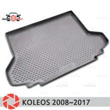 Коврик для багажника Renault Koleos 2008~, коврик для багажника, Нескользящие полиуретановые грязезащитные внутренние багажники, автомобильный Стайлинг