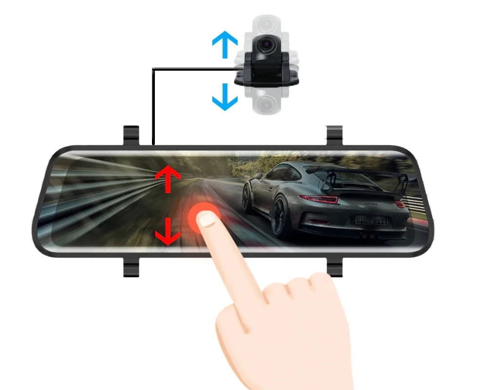 9.66inch touch screen