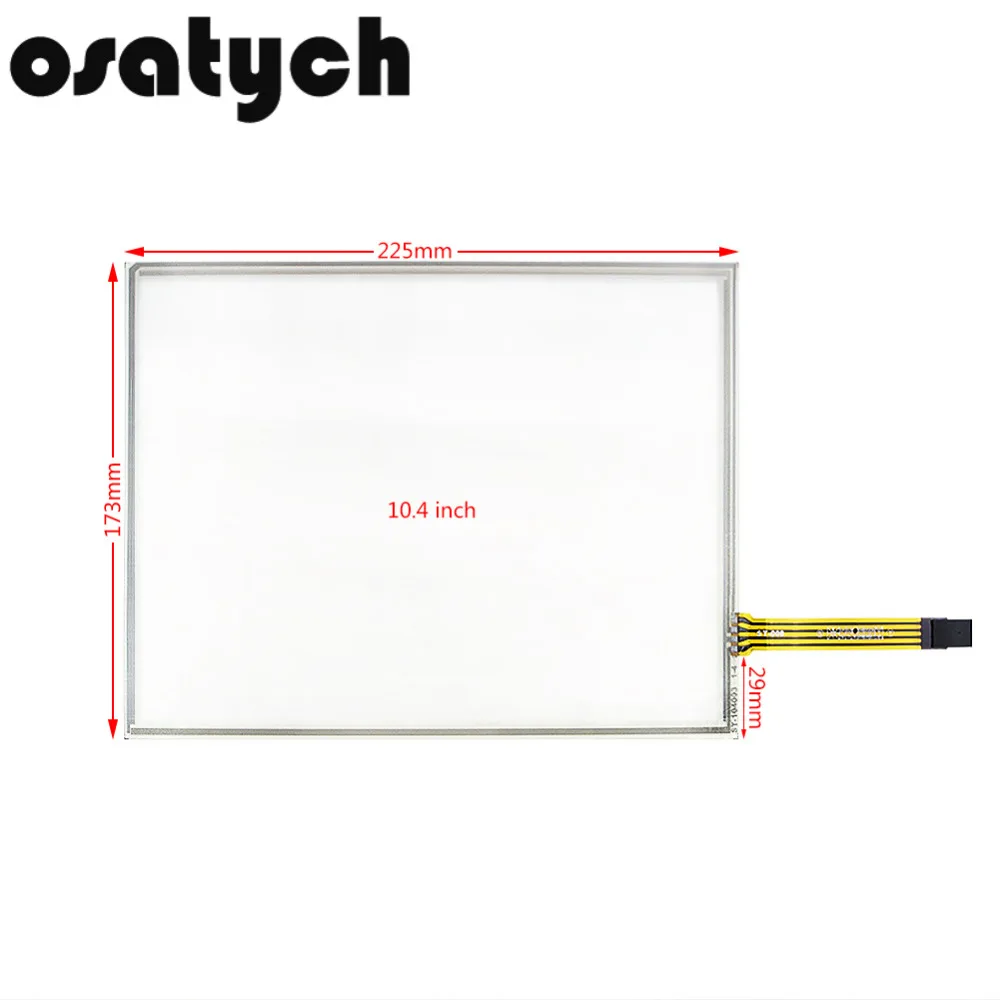 

10.4Inch 4Wire for LQ104V1DG52/51 G104SN03 V.1 AMT 9509 225*173mm Resistive Touch Screen Panel Digitizer 173*225mm 225mm*173mm