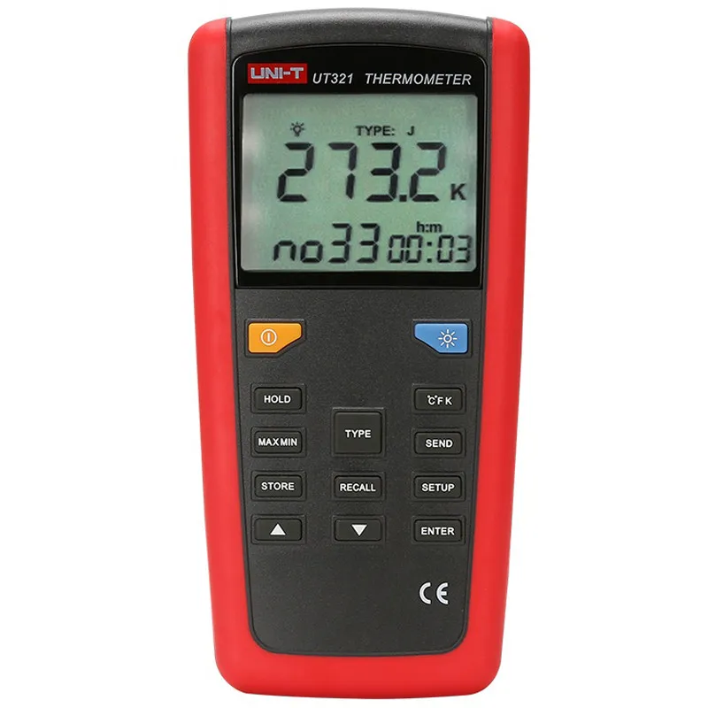 UNI-T UT321/UT322/UT325 контактный термометр; промышленный контактный термометр/термопара термометр - Цвет: UT321